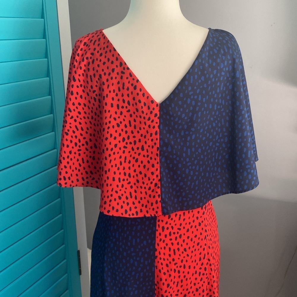 Derek Lam Collective Size 40 (IT) US Size 4 Bicolored Handkerchief Dress - Picture 5 of 5